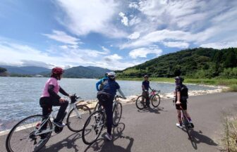 日本海と三方五湖と琵琶湖を結ぶサイクリングコース（日帰り 98㎞）
